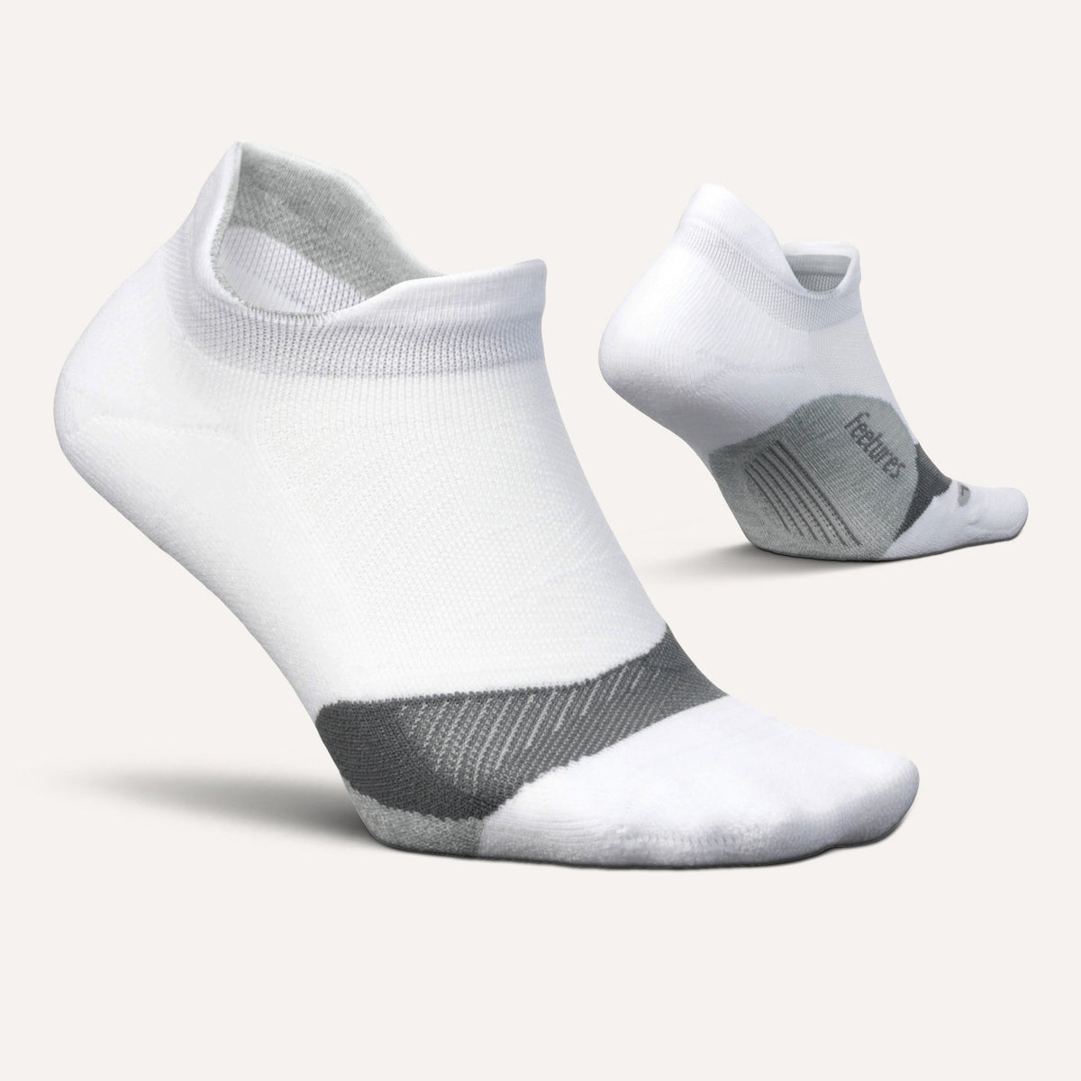 Feetures! Elite Light Cushion White pair angle