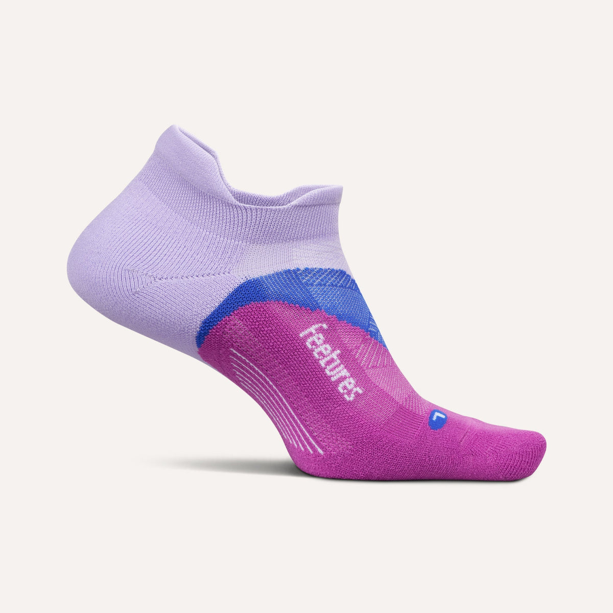 Feetures! Elite Light Cushion No Show Wild Bloom lateral