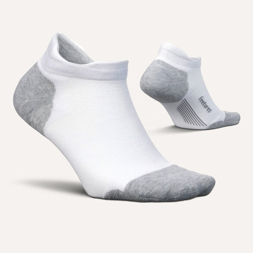 Feetures! Elite Max Cushion No Show New White pair angle