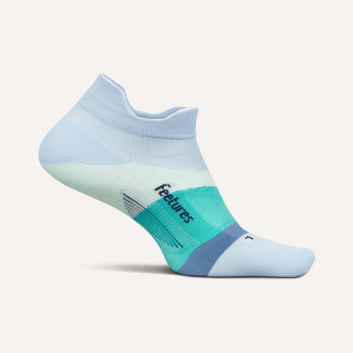 Feetures! Elite Ultra Light No Show Glacier Mist lateral