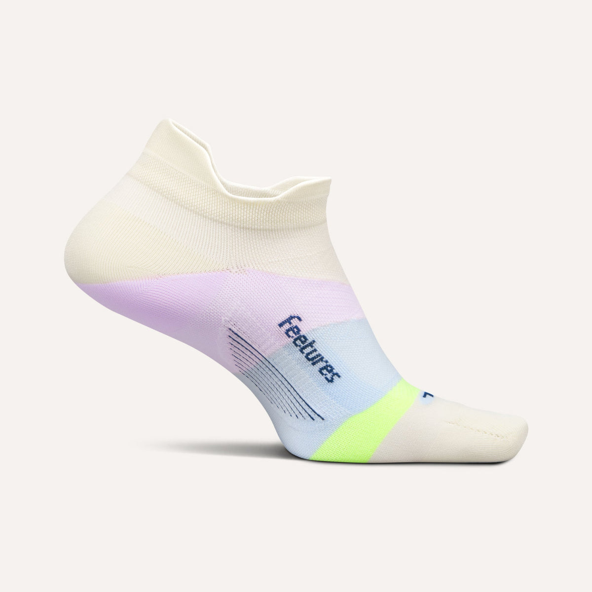 Feetures! Elite Ultra Light No Show Lilac Breeze lateral