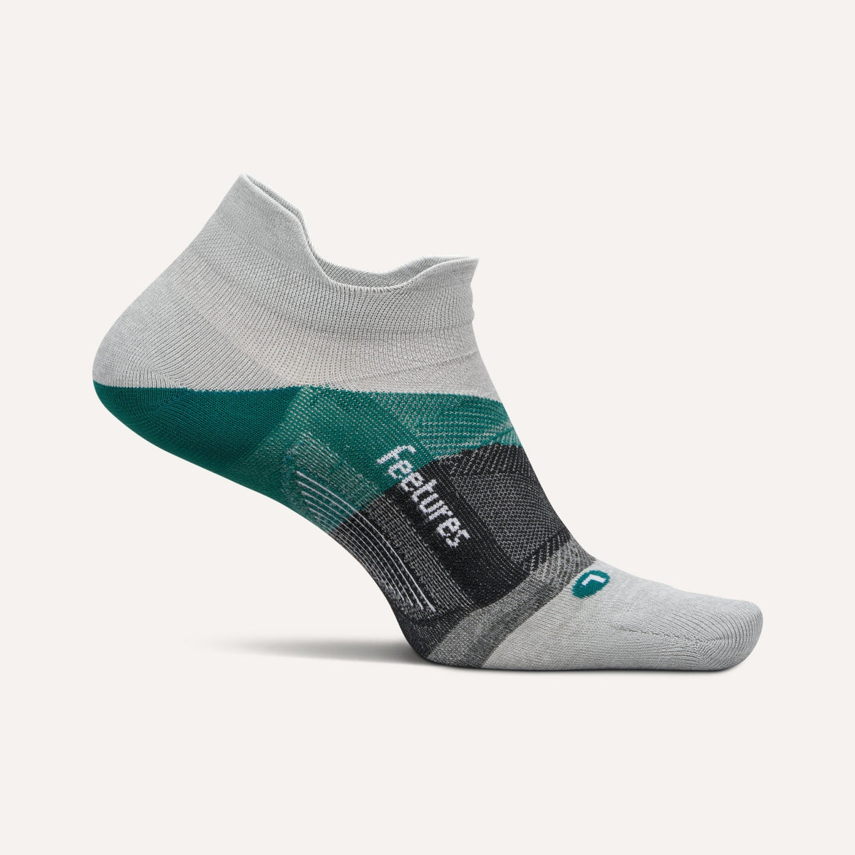 Feetures! Elite Ultra Light No Show Stone Ivy lateral
