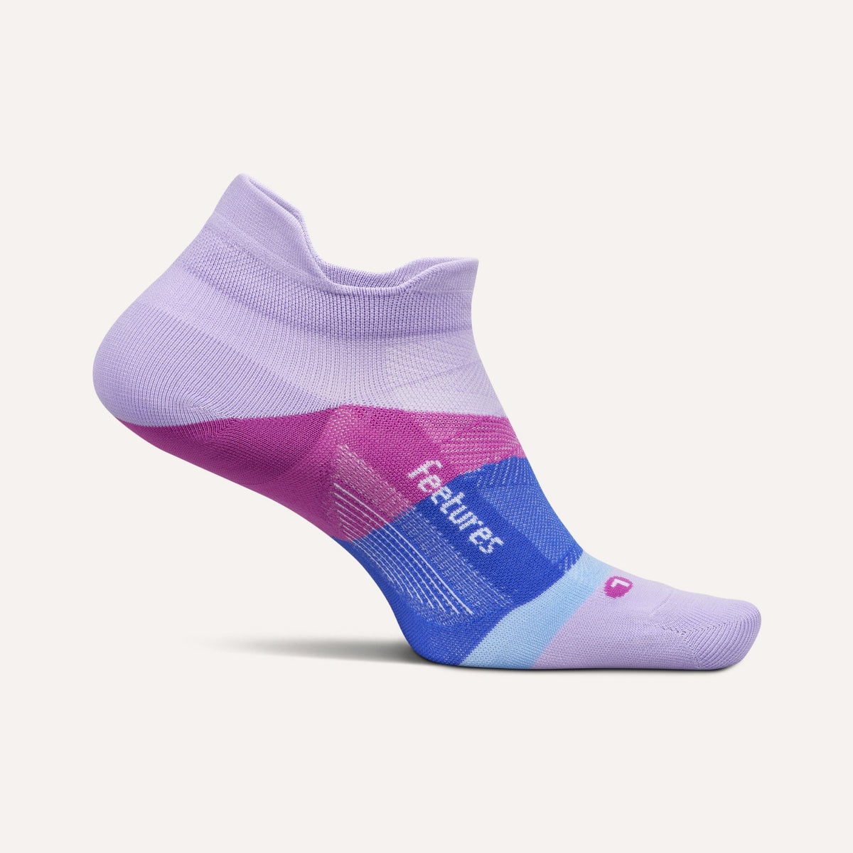 Feetures! Elite Ultra Light No Show Wild Bloom lateral