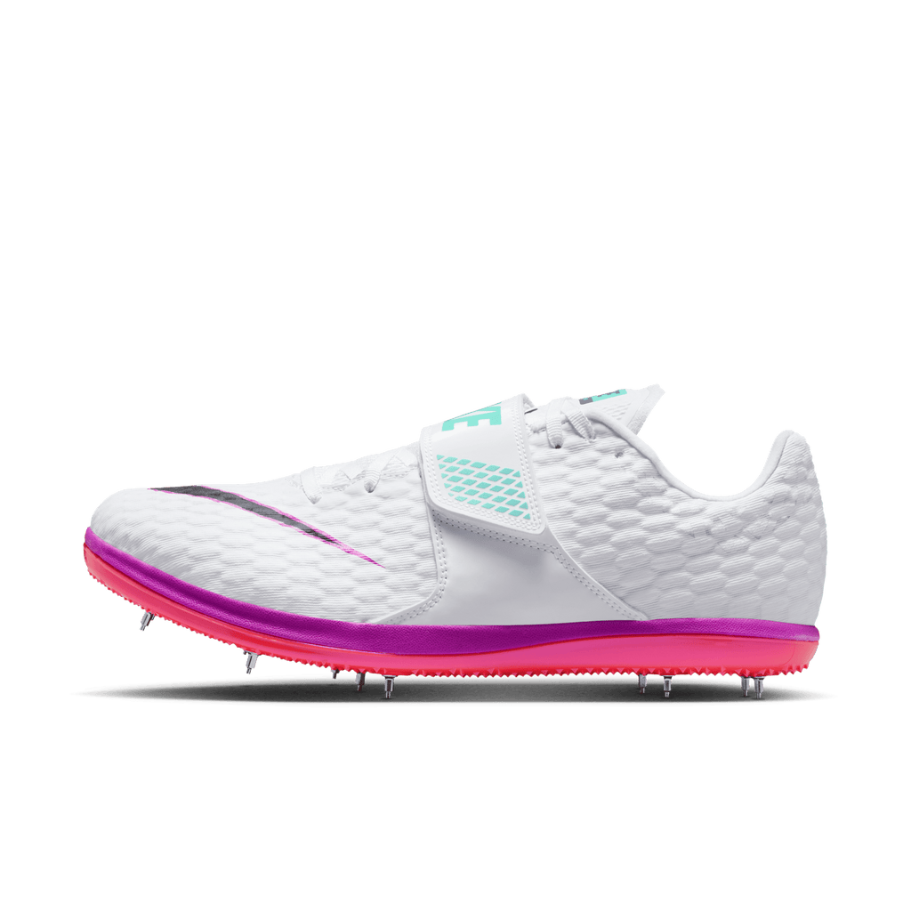 Nike High Jump Elite 100 WHITE/OBSIDIAN-BRIGHT CRIMSON lateral