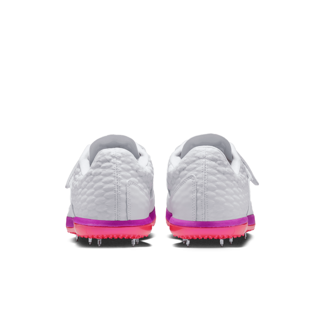 Nike High Jump Elite 100 WHITE/OBSIDIAN-BRIGHT CRIMSON heel