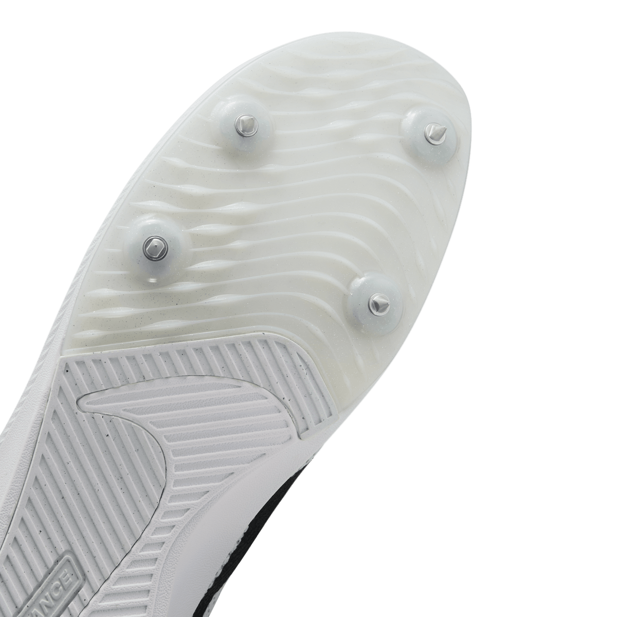 Nike Rival Distance 100 White/Black-MetallicSilver detail