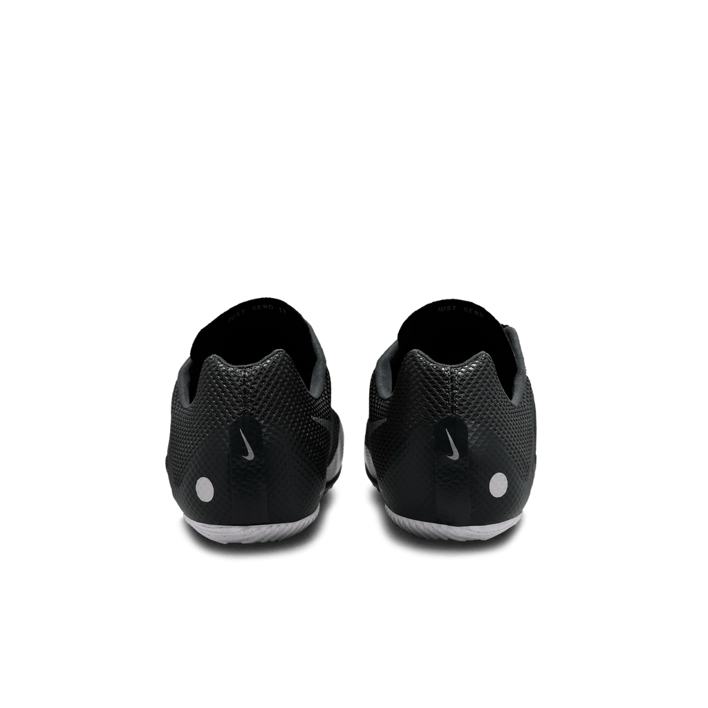 Nike Zoom Rival Sprint 001 Black/MetallicSilver-Black heel