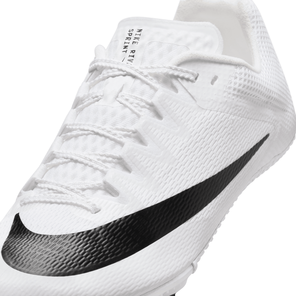 Nike Zoom Rival Sprint 100 White/Black-MetallicSilver detail 2