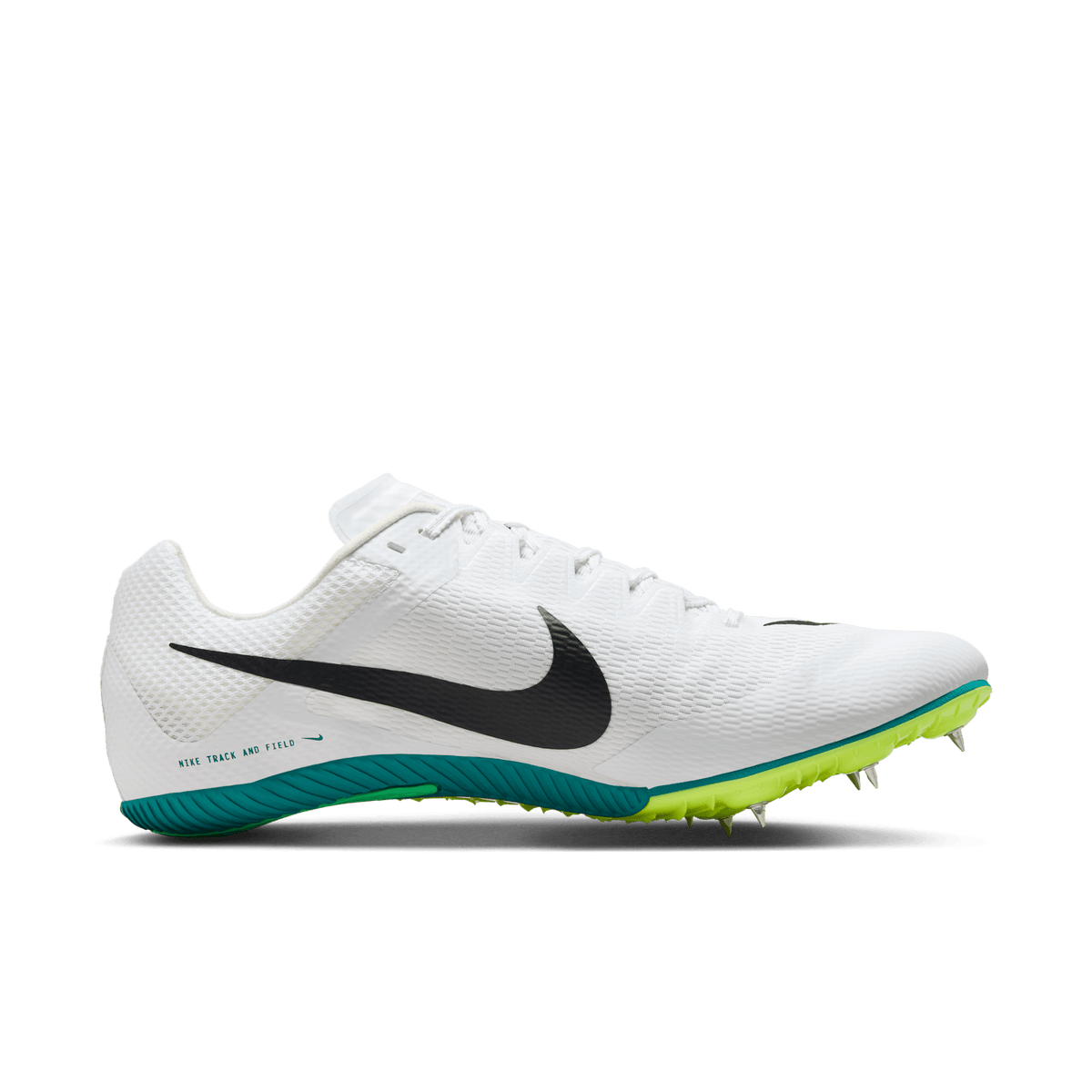Nike Zoom Rival Sprint 102 White/Black-BrightSpruce-VaporGreen medial