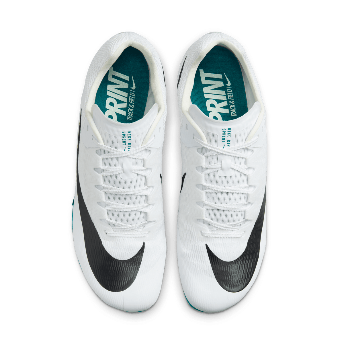 Nike Zoom Rival Sprint 102 White/Black-BrightSpruce-VaporGreen top