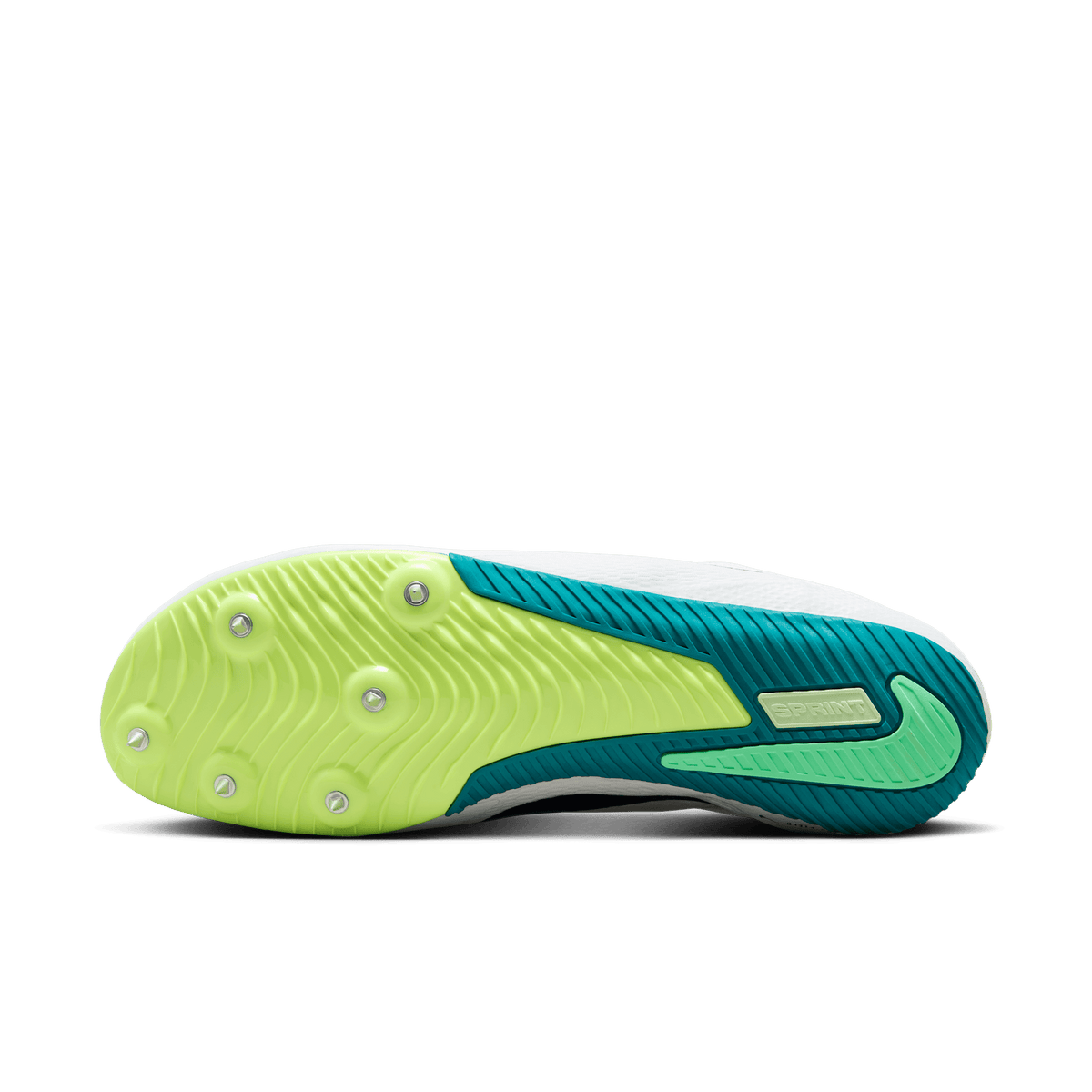 Nike Zoom Rival Sprint 102 White/Black-BrightSpruce-VaporGreen outsole