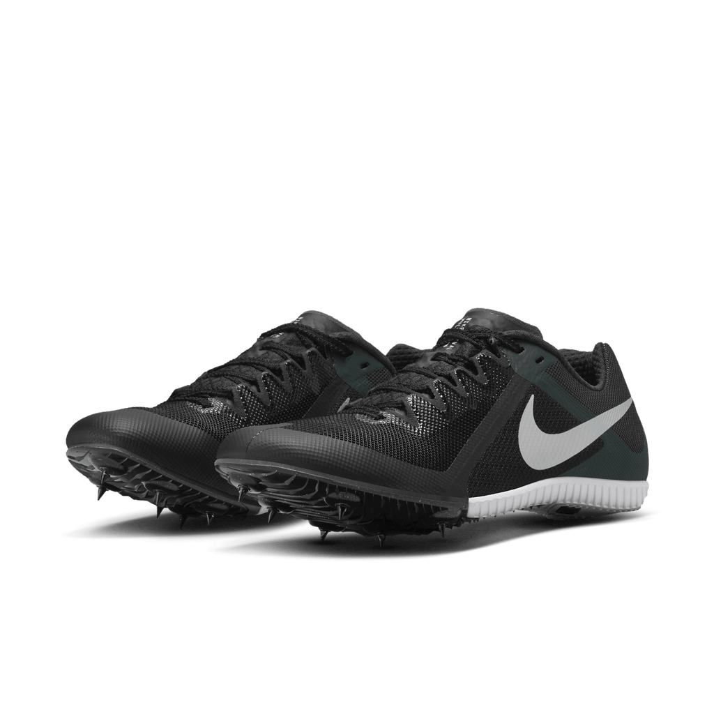 Nike Zoom Rival Multi 001 Black/MetallicSilver-Black pair angle