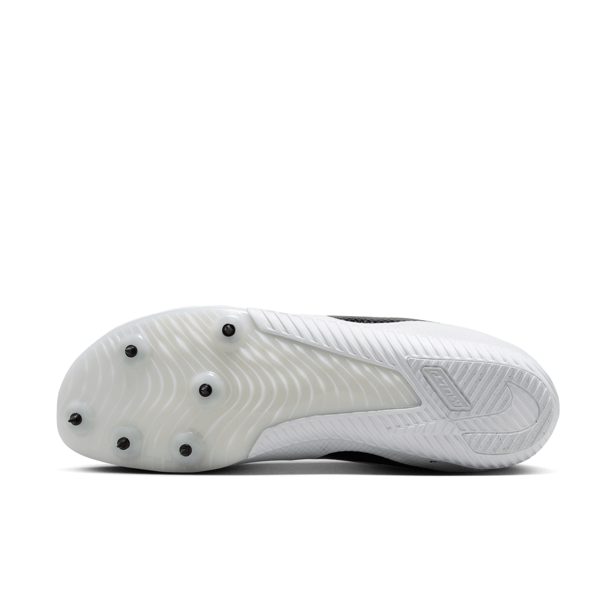 Nike Zoom Rival Multi 100 White/Black-MetallicSilver outsole