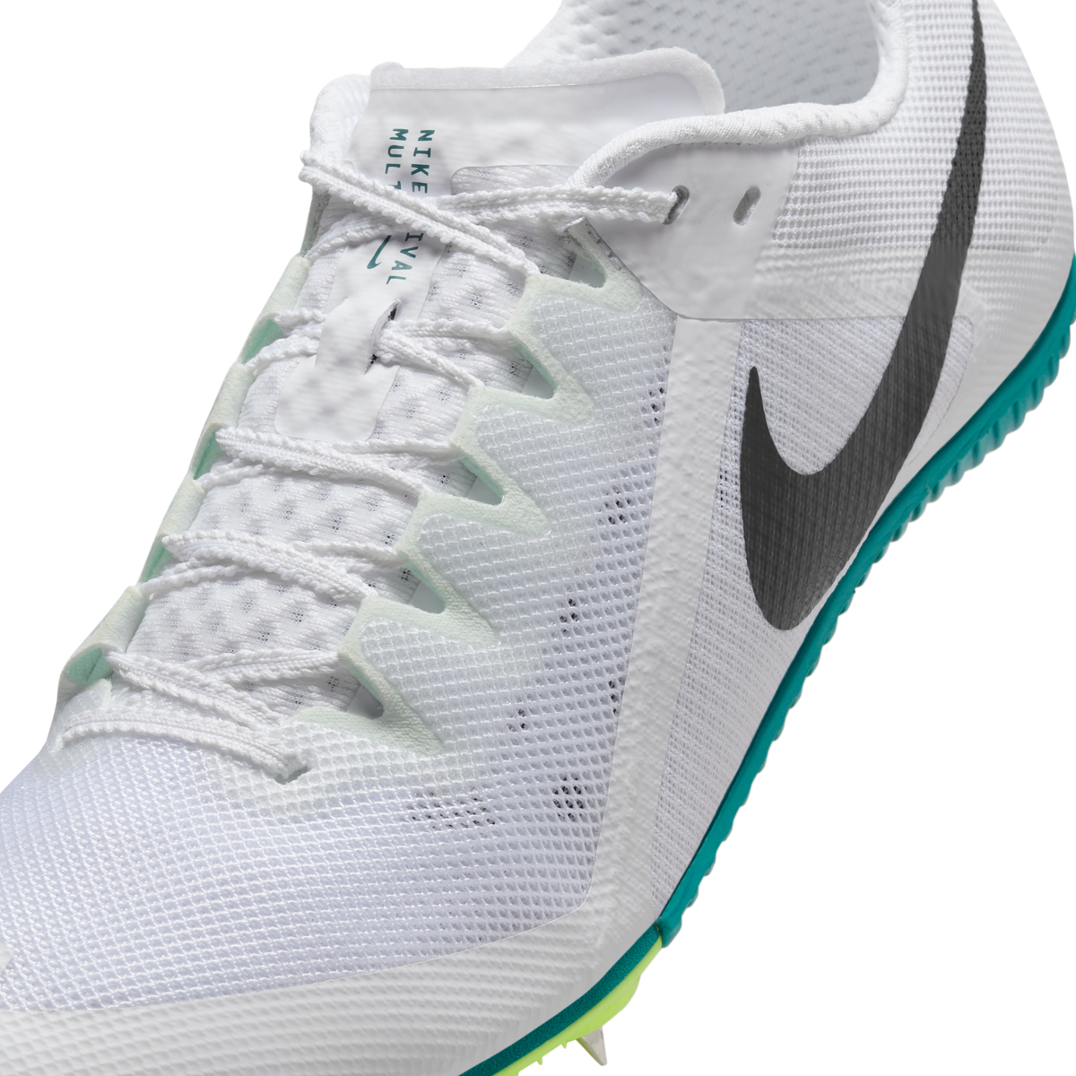 Nike Zoom Rival Multi 102 White/Black-BrightSpruce-VaporGreen detail 2