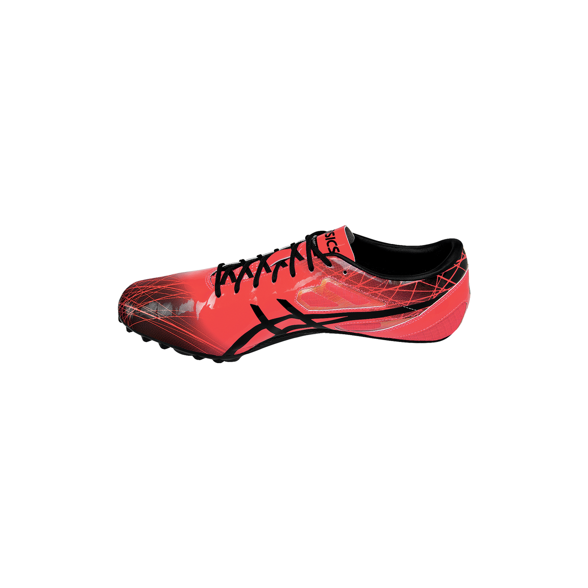 ASICS SonicSprint Spike 0690 Red/Black medial