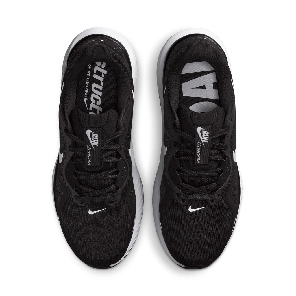 Nike Women's Structure 26 003 Black/White-CoolGrey-MetallicSilver top