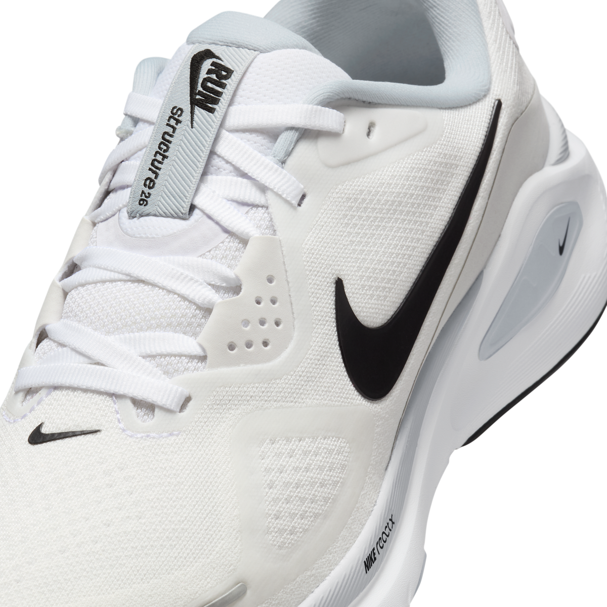 Nike Women's Structure 26 101 White/Black-PurePlatinum detail