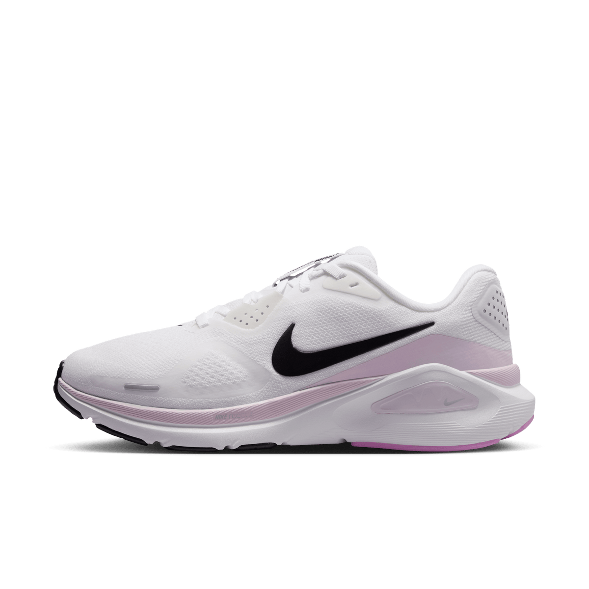 Nike Women's Structure 26 107 White/Black-BleachedLilac-LtMagenta lateral