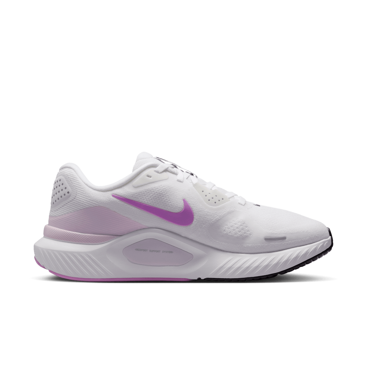 Nike Women's Structure 26 107 White/Black-BleachedLilac-LtMagenta medial
