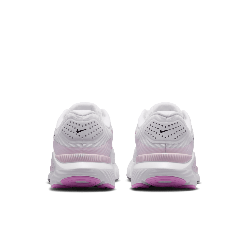 Nike Women's Structure 26 107 White/Black-BleachedLilac-LtMagenta heel