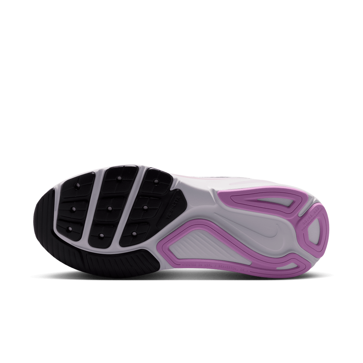 Nike Women's Structure 26 107 White/Black-BleachedLilac-LtMagenta outsole