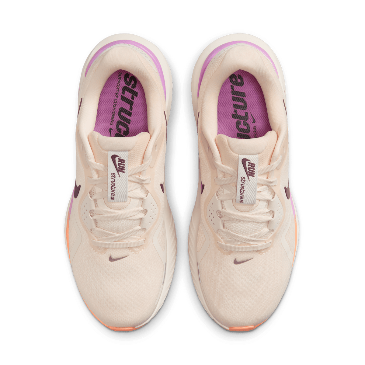 Nike Women's Structure 26 113 Chalk/Tattoo-LtMagenta-OrangePulse top