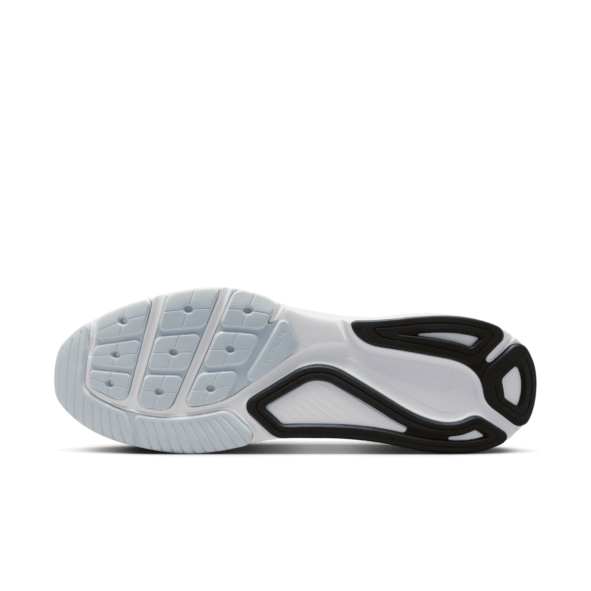 Nike Men's Structure 26 100 White/Black-PurePlatinum outsole