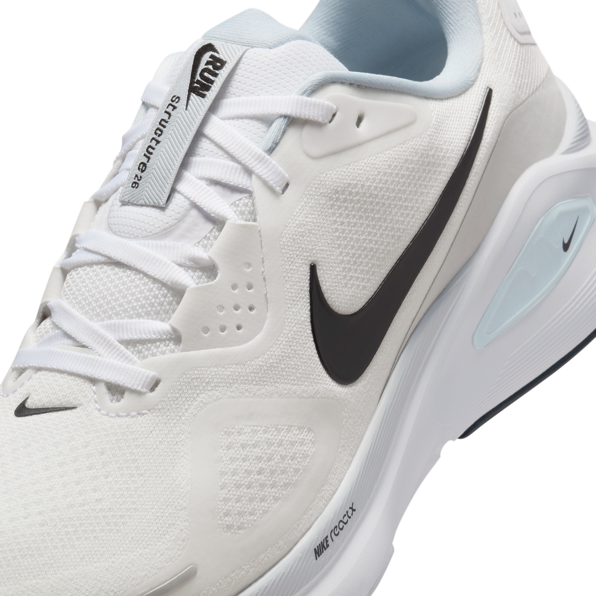 Nike Men's Structure 26 100 White/Black-PurePlatinum detail