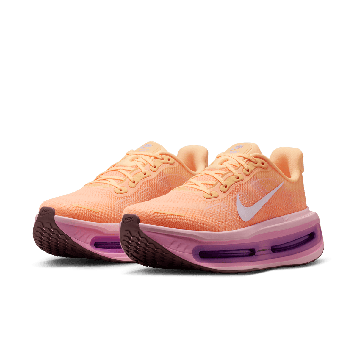 Women's Vomero Premium 801 Tangerine/Tattoo Bright Crimson pair angle