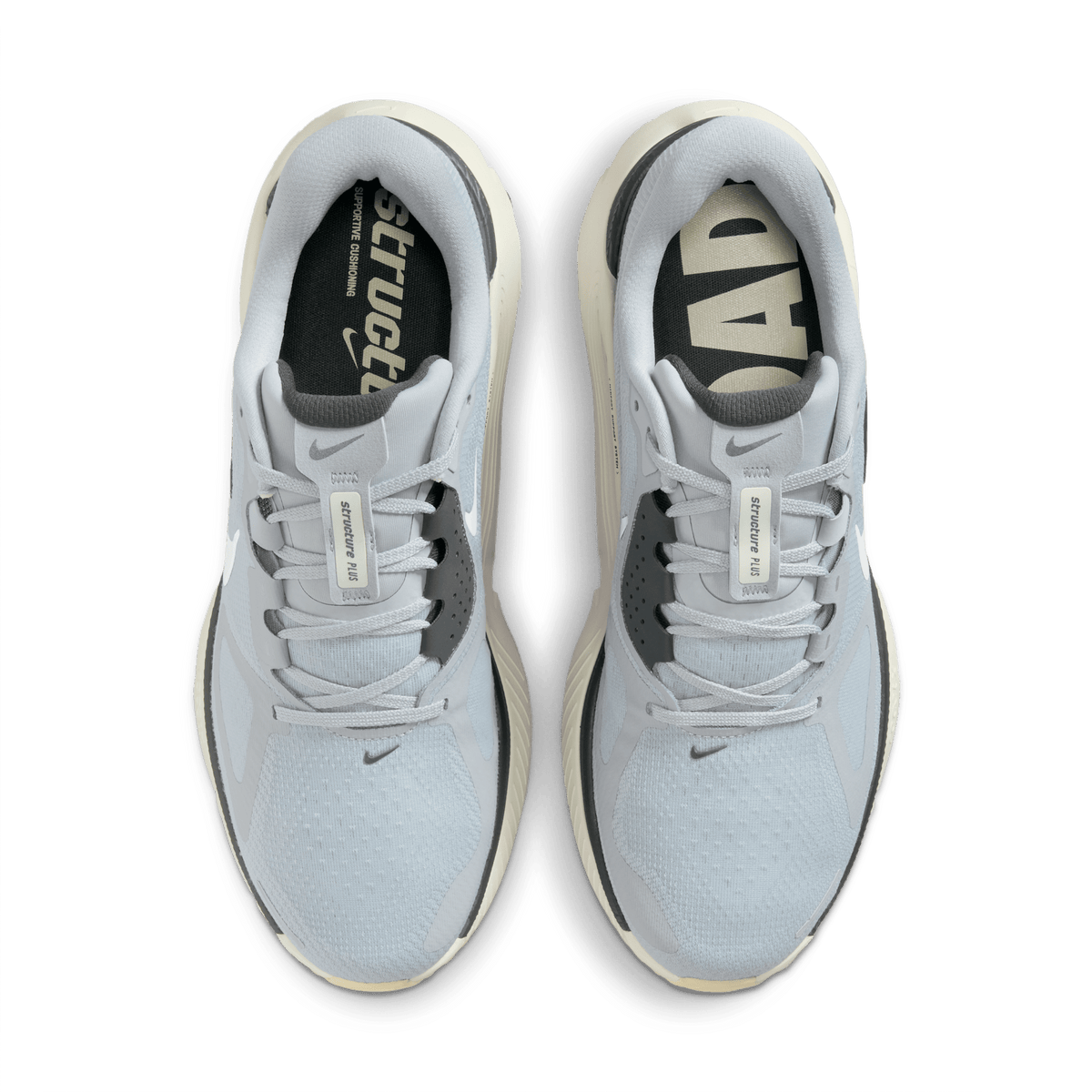 Nike Men's Structure Plus 002 WolfGrey/SummitWhite-Anthracite-Sail top