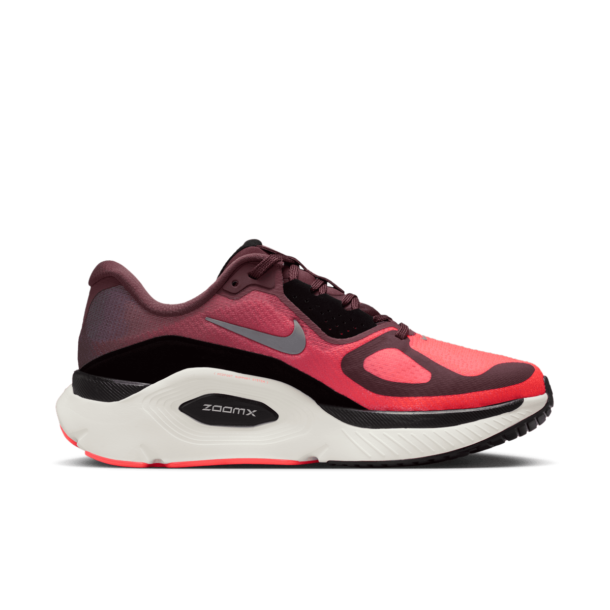 Nike Women's Structure Plus 500 Tattoo/Silver-HotLava-Black medial