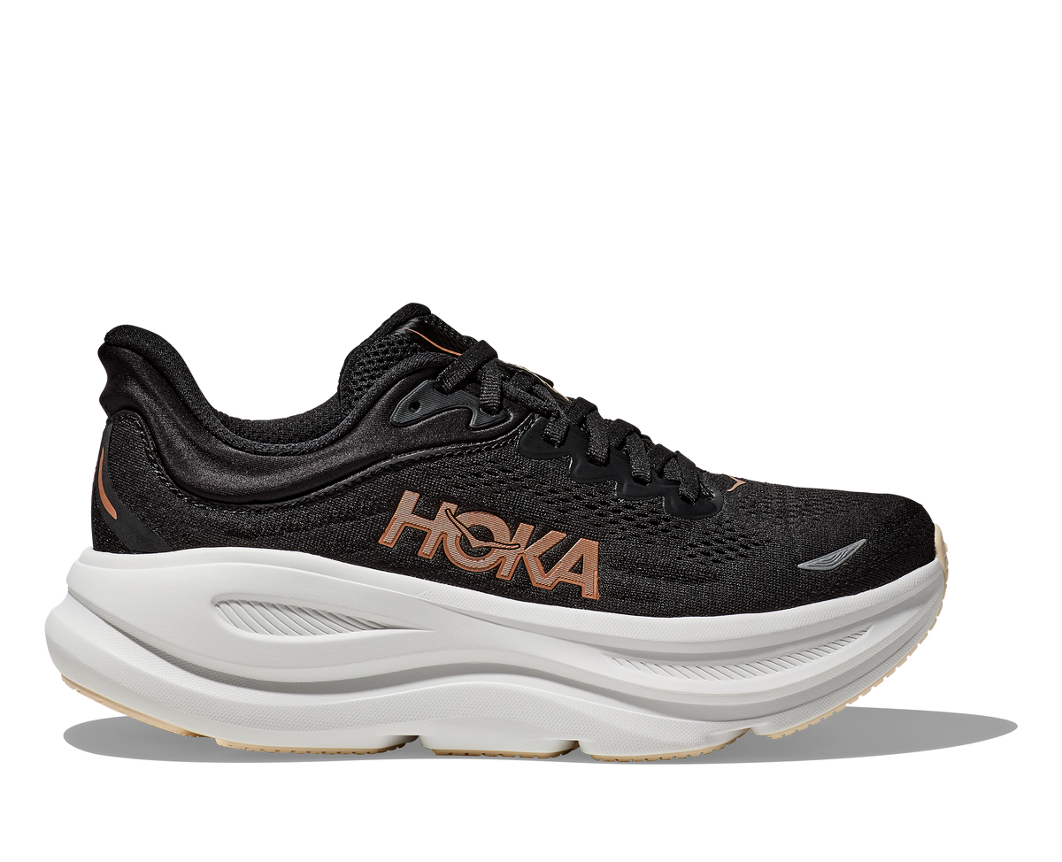 Hoka Women's Bondi 9 BRGL Black/RoseGold