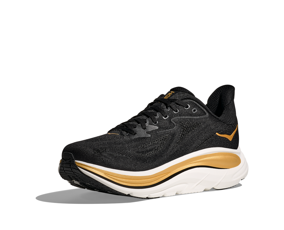 Hoka Men's Clifton 10 BKGD Black/Gold