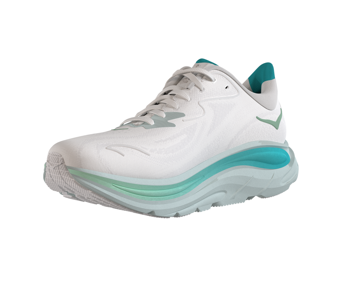 Hoka Women's Clifton 10 WTCL White/CieloBlue