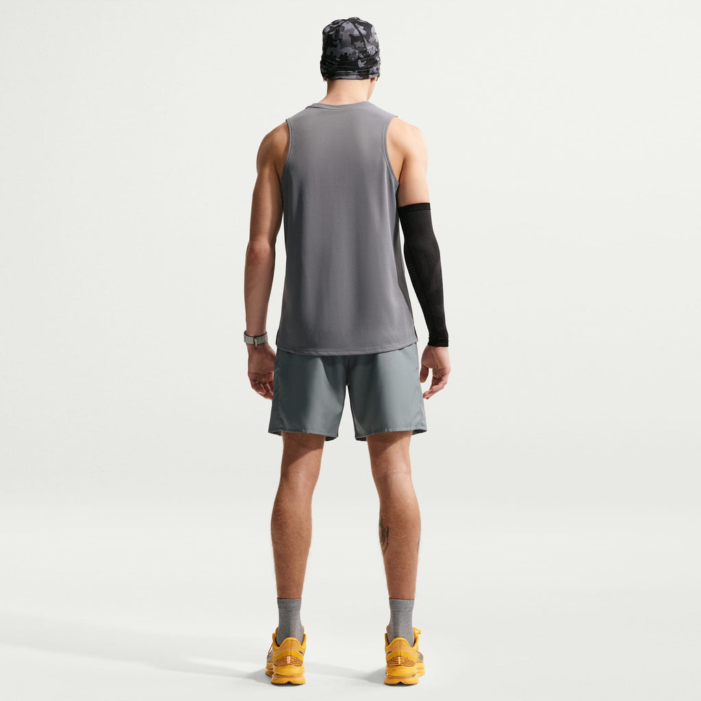 Men's Miler 7" Brief-Lined Shorts SMOKE GREY/SMOKE GREY/REFLECTIVE SILVER pair angle