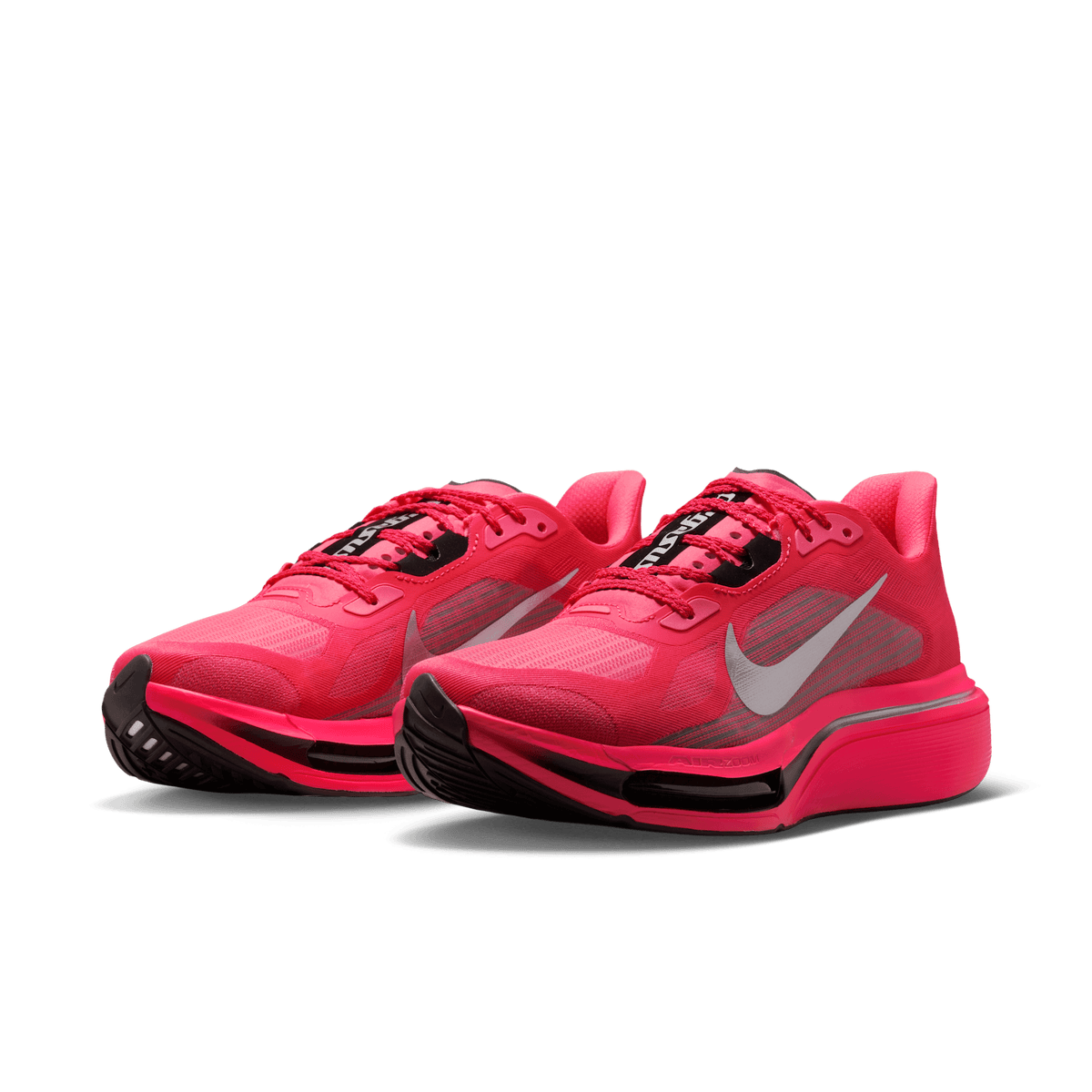 Women's Pegasus Plus 2 600 FlashCrimson/MetallicSilver-Black pair angle