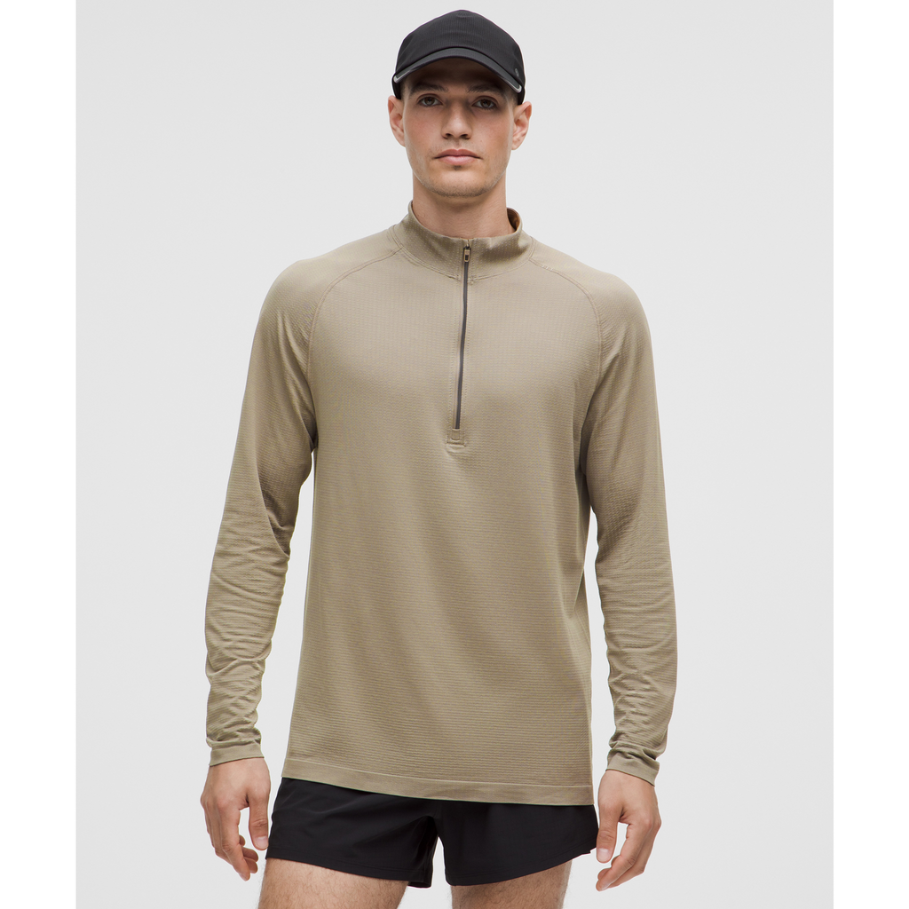 Metal Vent Half Zip Wash Ash lateral