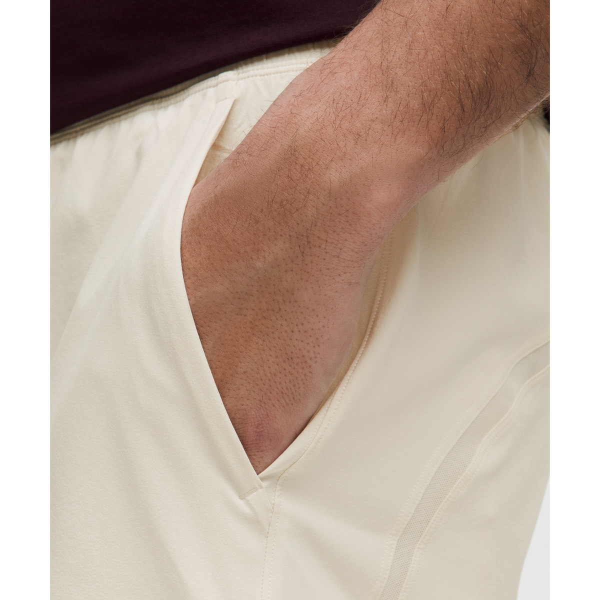Pace Breaker Short 5" *Lined Light Ivory heel