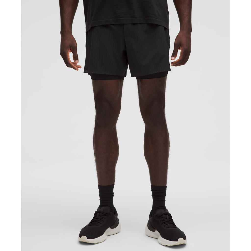 Men's Fast and Free 5" Lined Short Black lateral