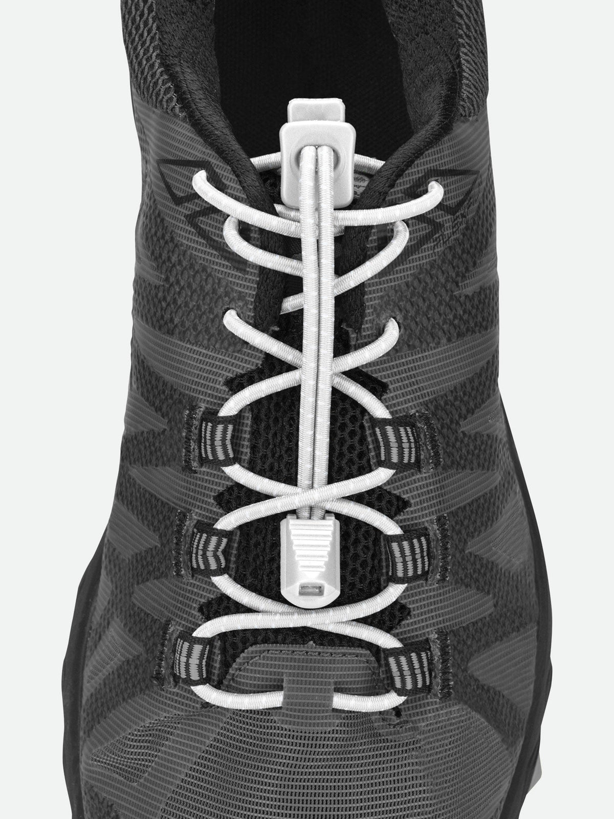 Nathan Run Laces White/White lateral