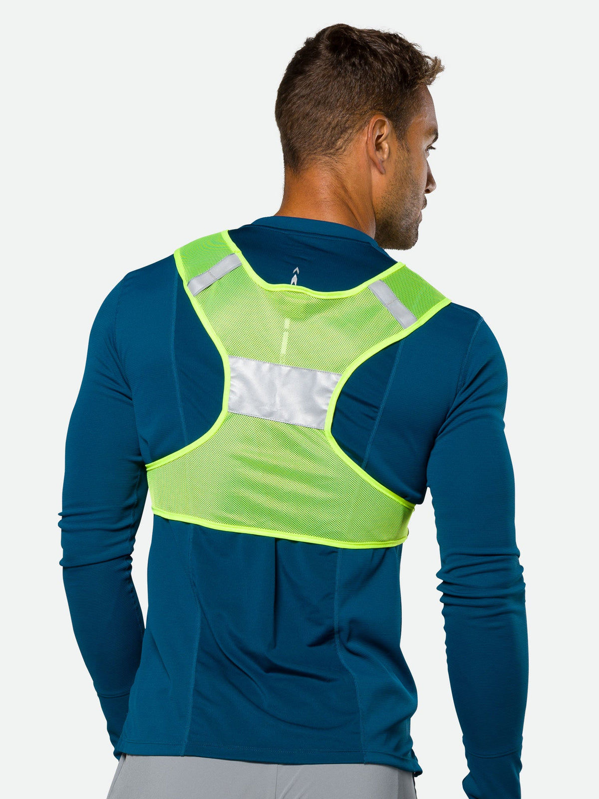 Nathan Streak Vest Green heel