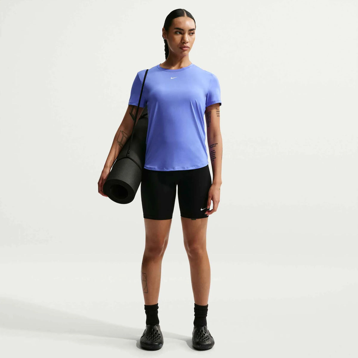 Nike Women's Dri-FIT Short-Sleeve Top Sapphire/White