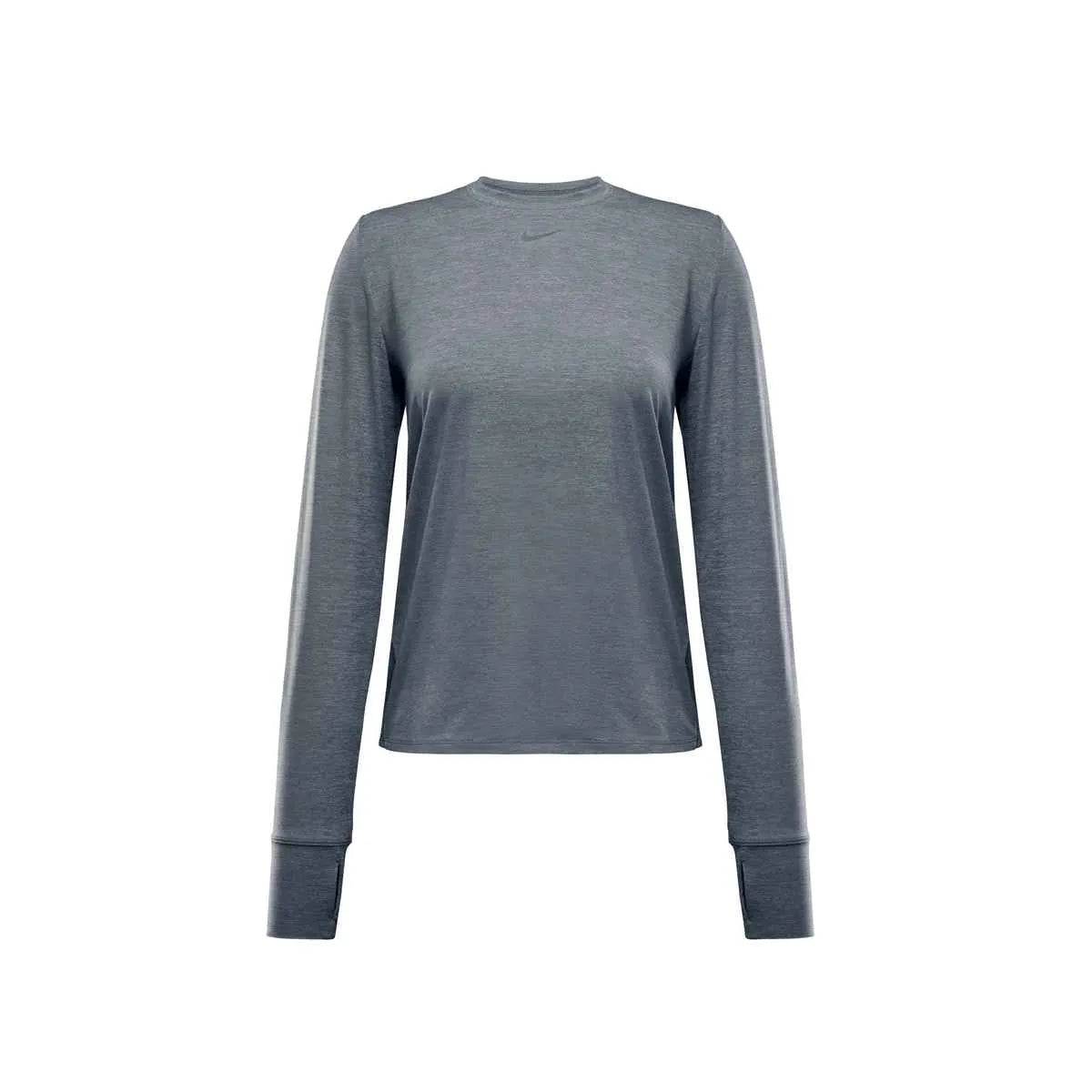 Nike Women's Dri-Fit Classic Long-Sleeve Top 084 Smoke Grey/HTR