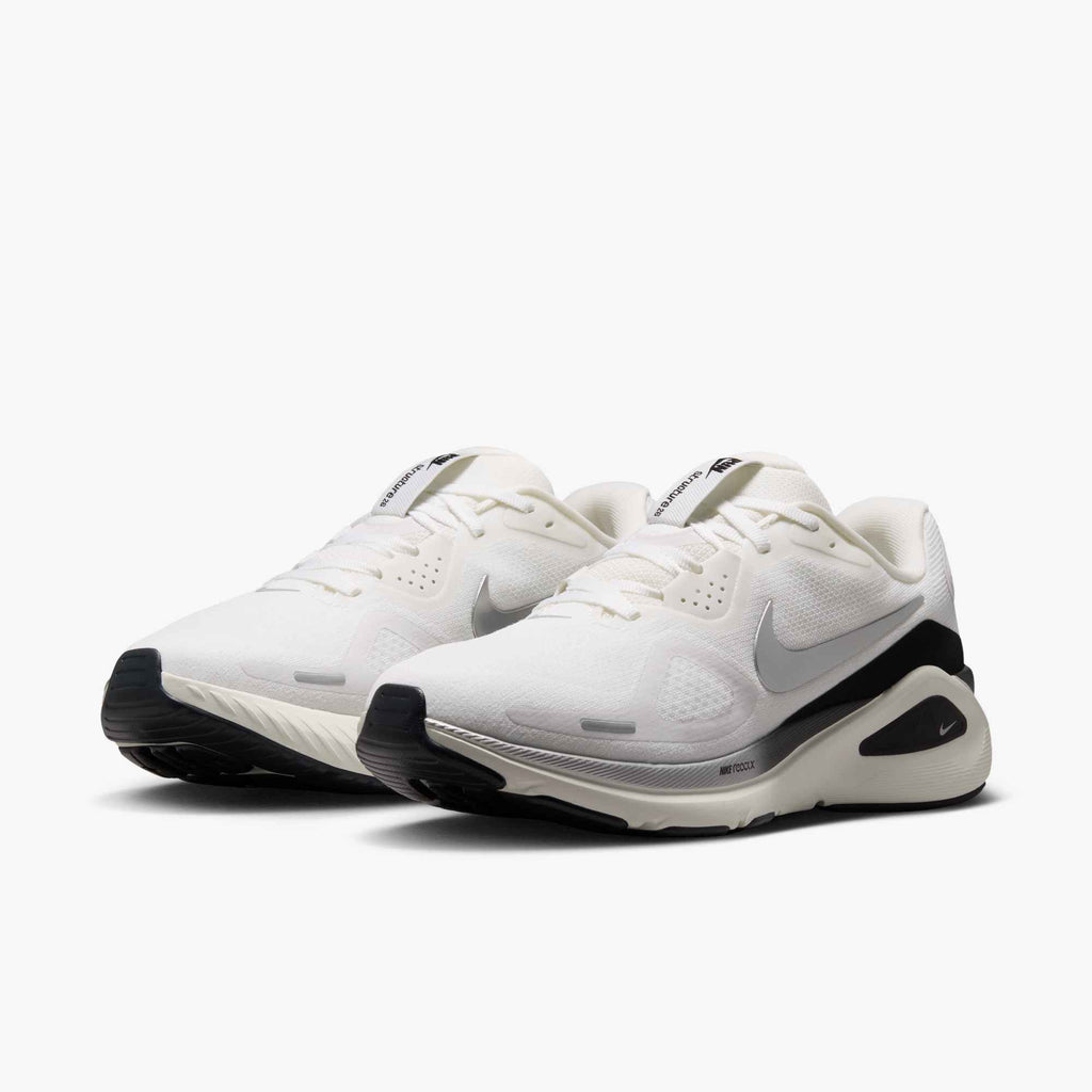 Nike Women's Structure 26 101 SummitWhite/MetallicSilverAnthracite