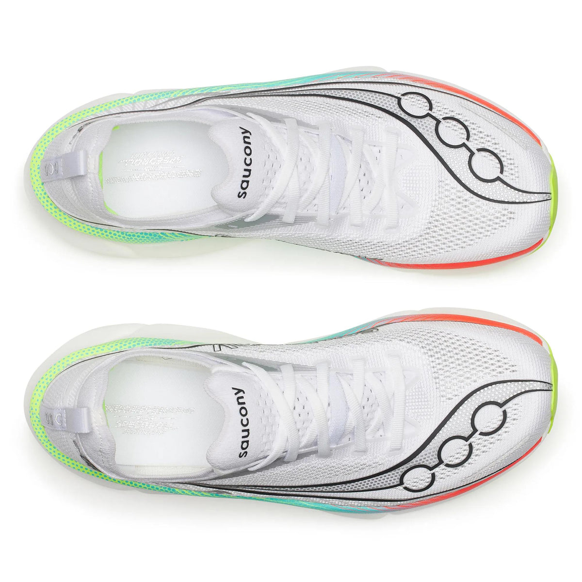 Saucony Unisex Endorphin Elite 3 1021 White/Multi top