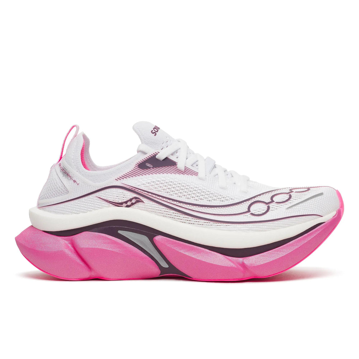 Saucony Unisex Endorphin Elite 3 1024 White/Eggpla lateral