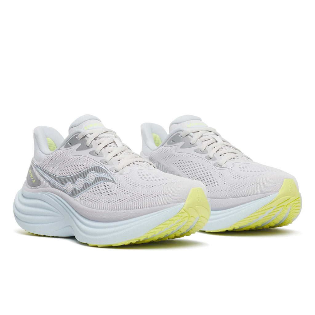 Saucony Women's Triumph 24 1002 Fog/IceMelt pair angle