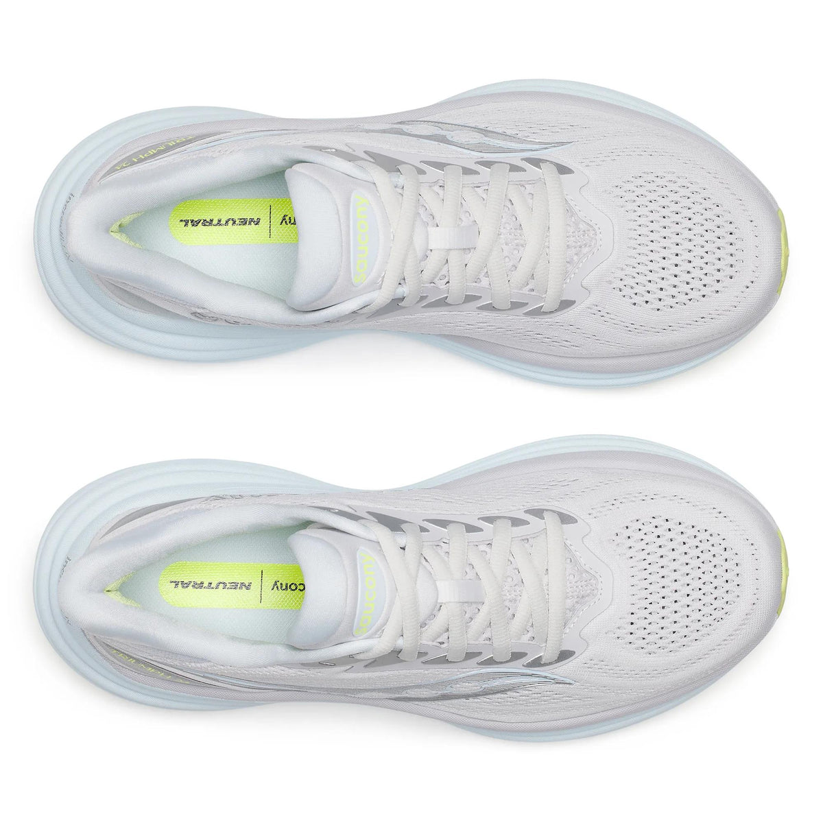 Saucony Women's Triumph 24 1002 Fog/IceMelt top