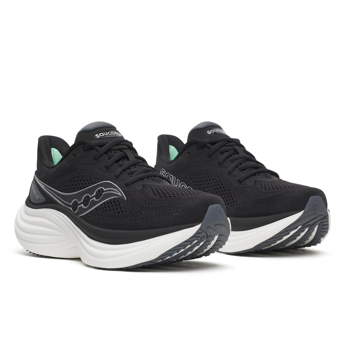 Saucony Women's Triumph 24 1003 Black/Silver lateral