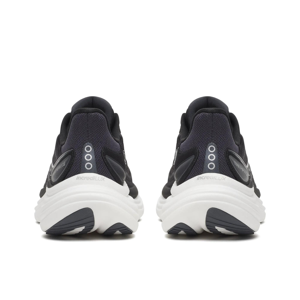 Saucony Men's Triumph 24 1009 Black/Silver heel